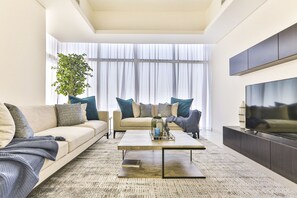 デラックス アパートメント 2   ベッドルーム シティビュー | 客室ごとに異なる装飾、ベビーベッド、WiFi (無料)