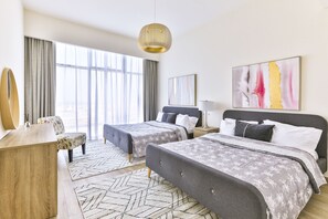 Deluxe Apartment, 2 Bedrooms, City View