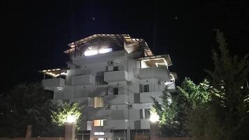 Front of property – evening/night