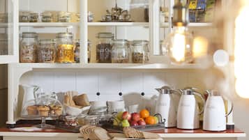 Daily buffet breakfast (EUR 12.50 per person)