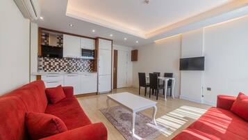 Lejlighed - 1 soveværelse | Opholdsområde | Tv