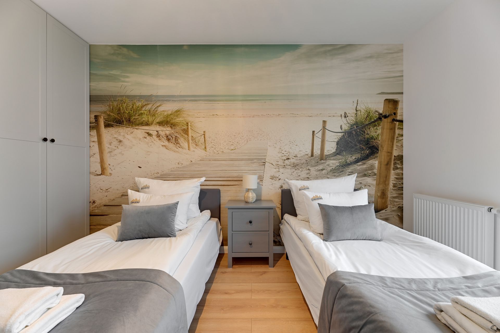 豪華公寓 | 低過敏寢具、獨特裝潢、布置獨特、筆電工作空間