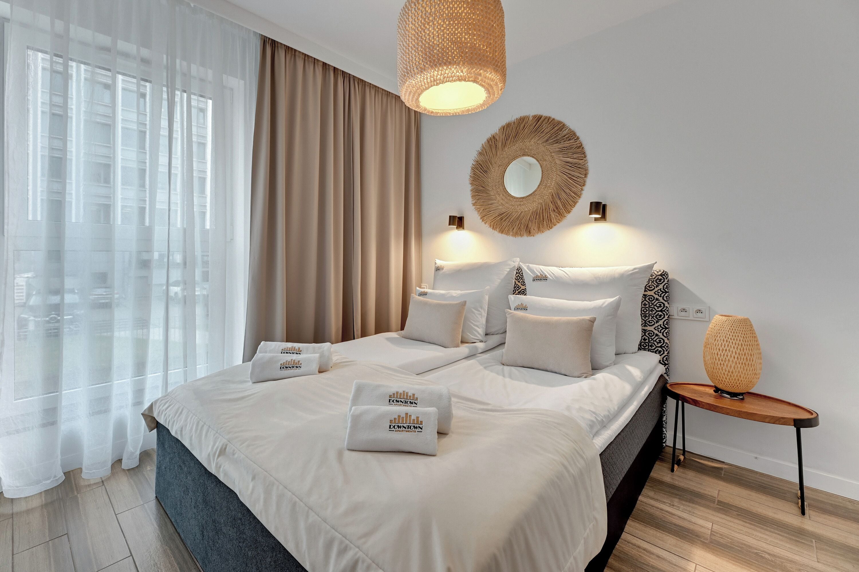 時 尚公寓 | 低過敏寢具、獨特裝潢、布置獨特、筆電工作空間