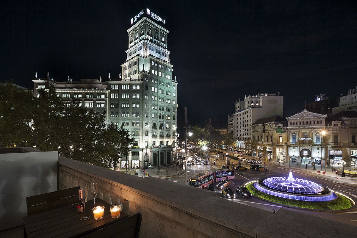 Blick von der Unterkunft