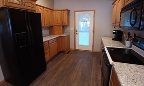 Fridge, microwave, oven, stovetop - Beautifully Remodeled Lake Front Home ~ Includes Kayaks!   (Lake City)