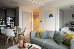 Appartement Luxe, 1 chambre, non-fumeur | Salle de séjour