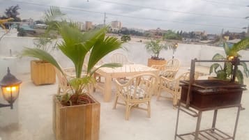 Außenbereich für Bankette