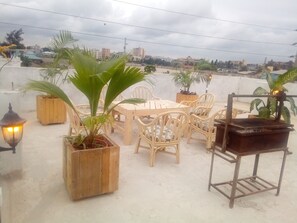 Outdoor banquet area - One World Apartments Bamburi (Mombasa)