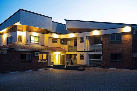 Front of property - evening/night