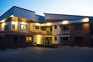 Front of property – evening/night