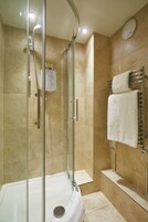 King Double Room | Bathroom | Shower, designer toiletries, hair dryer, bathrobes