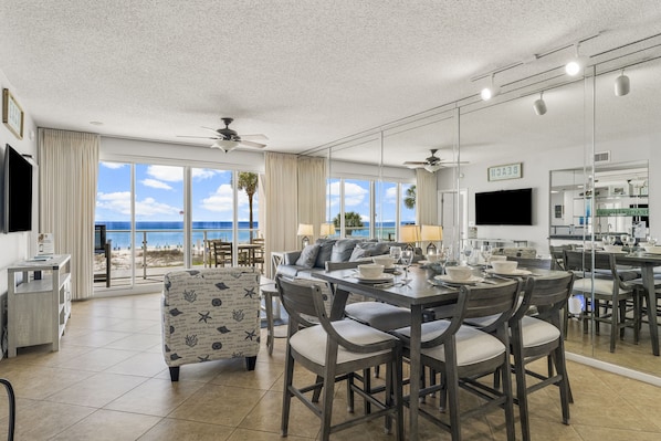 Condo, 2 Bedrooms, Beach View (102) | In-room dining - Sterling Sands Resort by Panhandle Getaways (Destin)