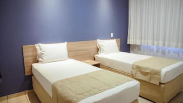 Desk, blackout drapes, free WiFi, bed sheets