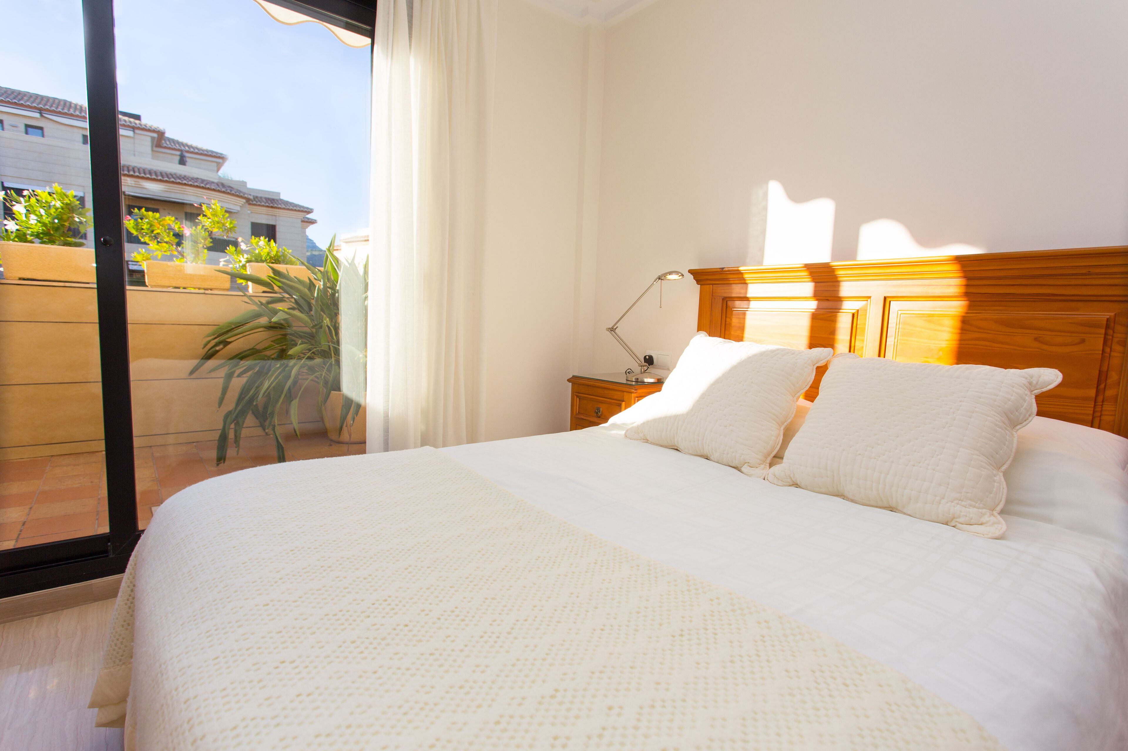 Apartment, 4 Bedrooms, Terrace | Desk, blackout curtains, iron/ironing board, travel cot