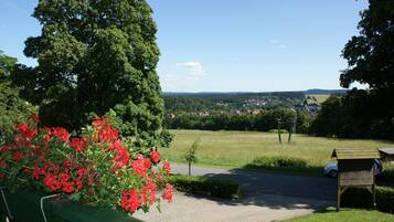 Blick von der Unterkunft