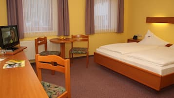 Down comforters, minibar, in-room safe, blackout drapes