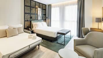 Superior Room | 1 bedroom, down comforters, minibar, in-room safe