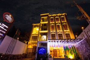 Front of property - evening/night