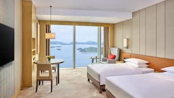 Ropa de cama hipoalergénica, edredón y minibar