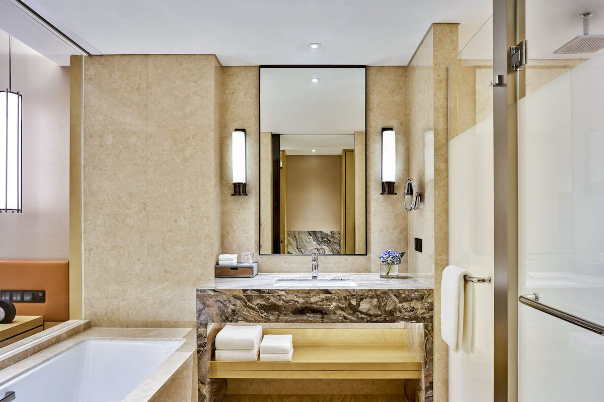 1 phòng ngủ, bộ đồ giường kháng dị ứng, chăn bông, minibar