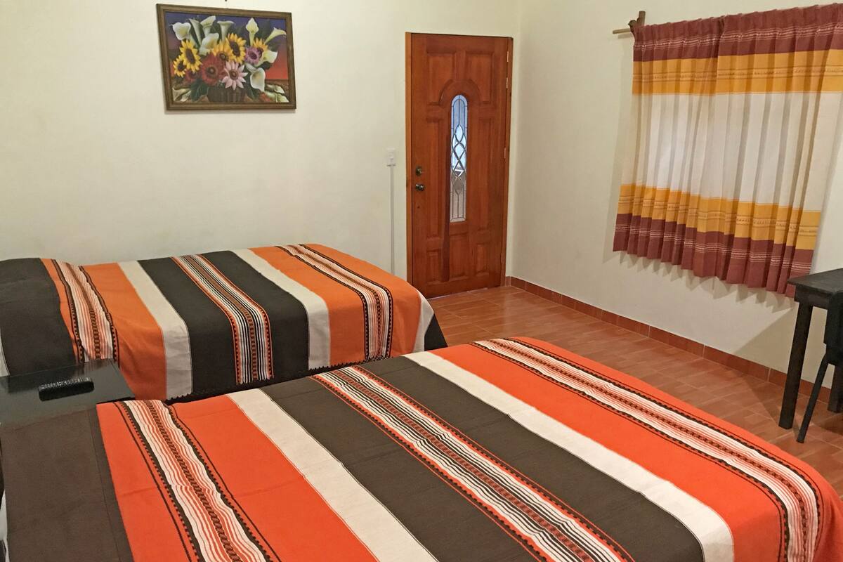 Family Quadruple Room | Down duvets, laptop workspace, blackout curtains, cots/infant beds