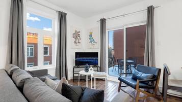 Departamento Deluxe, 1 habitación, patio, vista a la ciudad (Mont-Royal 302) | Vista desde la habitación