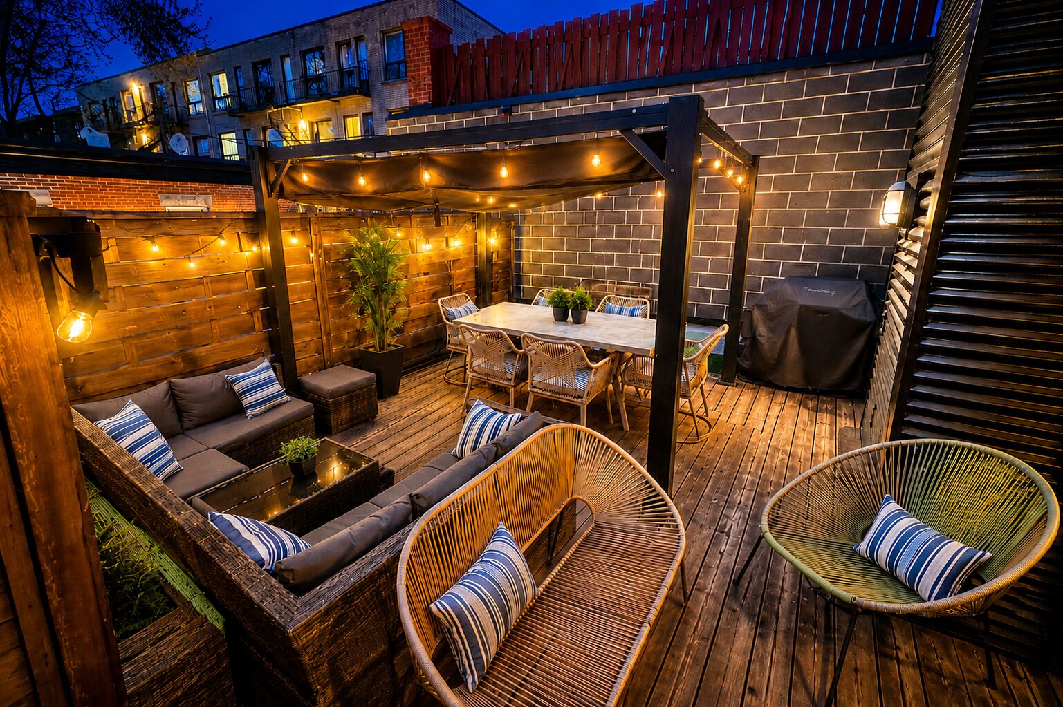 Premium Apartment, Multiple Beds, Patio, City View (Plateau Suite 1219) | Terrace/patio