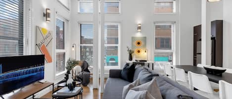 Superior Apartment, 2 Bedrooms, City View, Mezzanine (The Main 203) | View from room