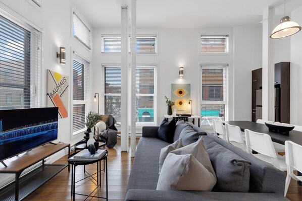 Superior Apartment, 2 Bedrooms, City View, Mezzanine (The Main 203) | View from room