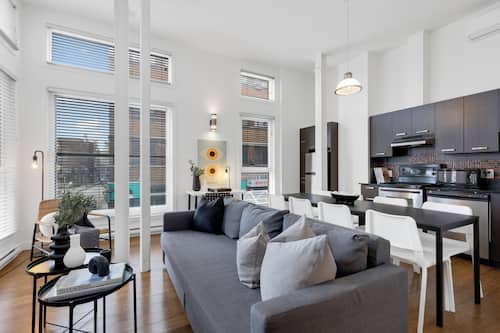 Appartement Supérieur, 2 chambres, vue ville, en mezzanine (The Main 203) | Vue de la chambre