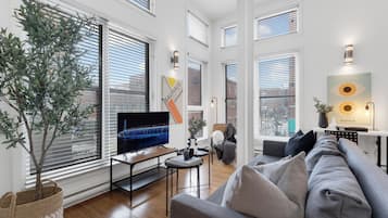 Apartemen Superior, 2 kamar tidur, pemandangan kota, lantai mezzanine (The Main 203) | Pemandangan dari kamar