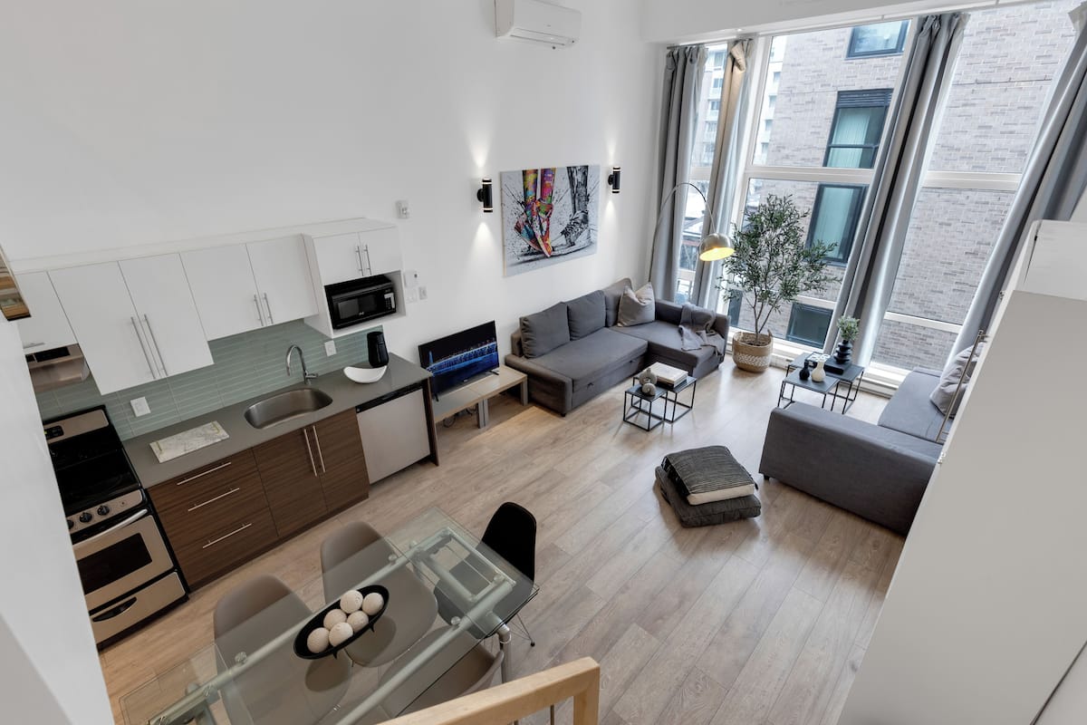 Superior maisonnette, Meerdere bedden, uitzicht op de stad (Duplex Downtown 502) | Uitzicht vanuit de kamer
