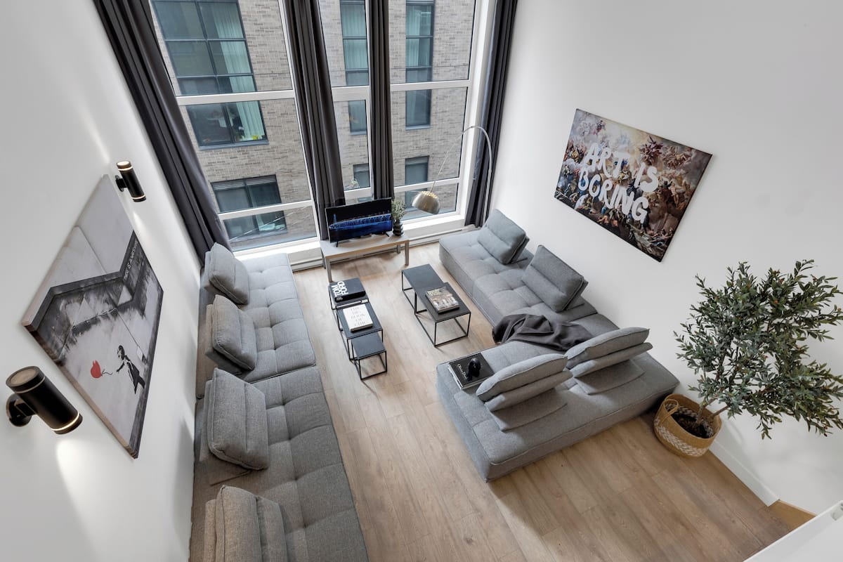 Superior maisonnette, Meerdere bedden, uitzicht op de stad (Duplex Downtown 404) | Uitzicht vanuit de kamer