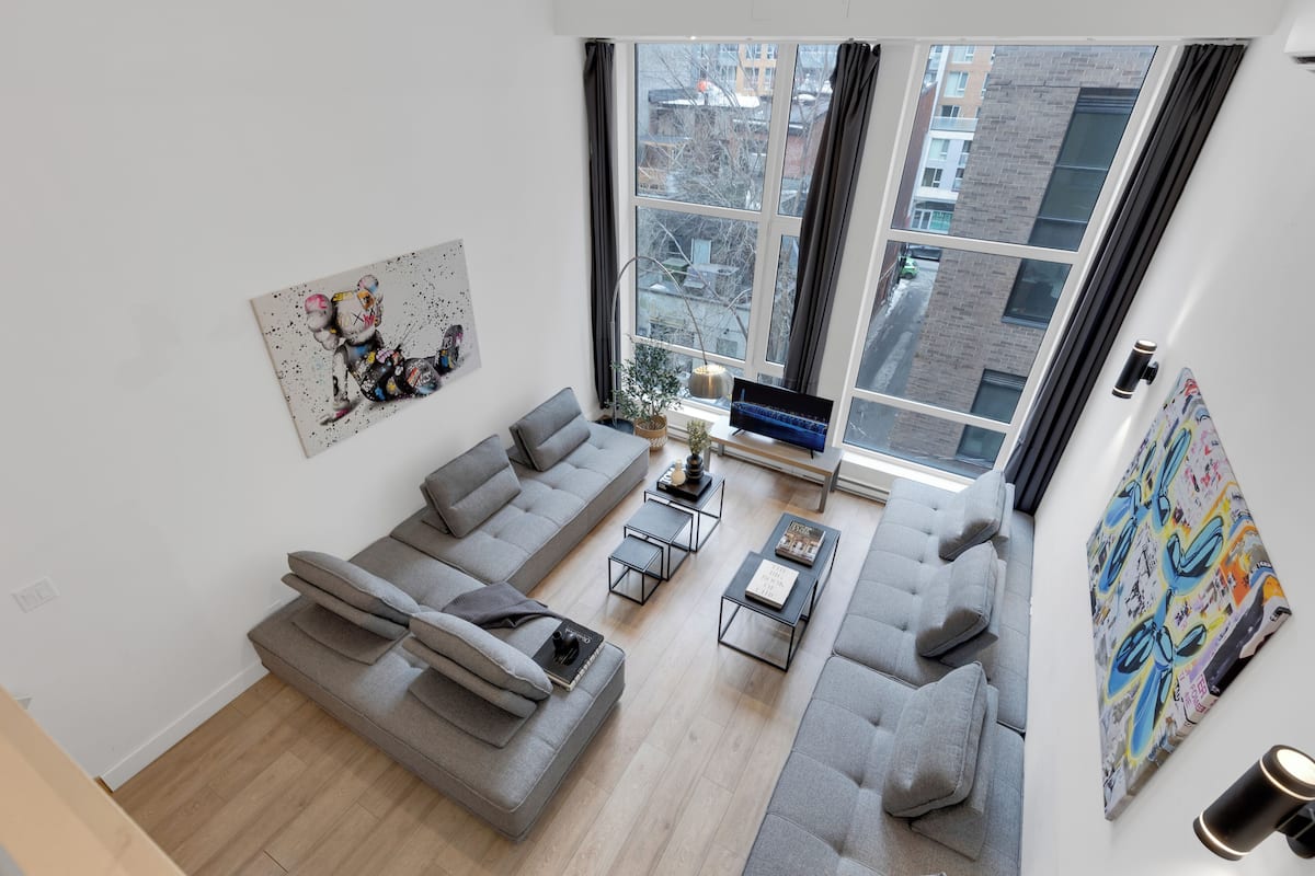 Superior maisonnette, Meerdere bedden, uitzicht op de stad (Duplex Downtown 403) | Uitzicht vanuit de kamer