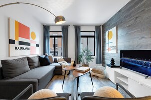 Prémium apartman, több ágy, kilátással a városra (Urban 1) | Kilátás a szobából