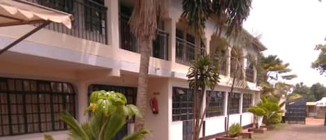 Majoituspaikan julkisivu