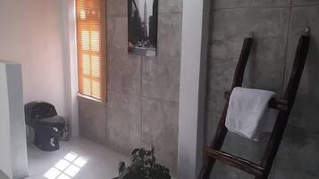 Exclusive Double Room | Bathroom | Shower, rainfall showerhead, towels