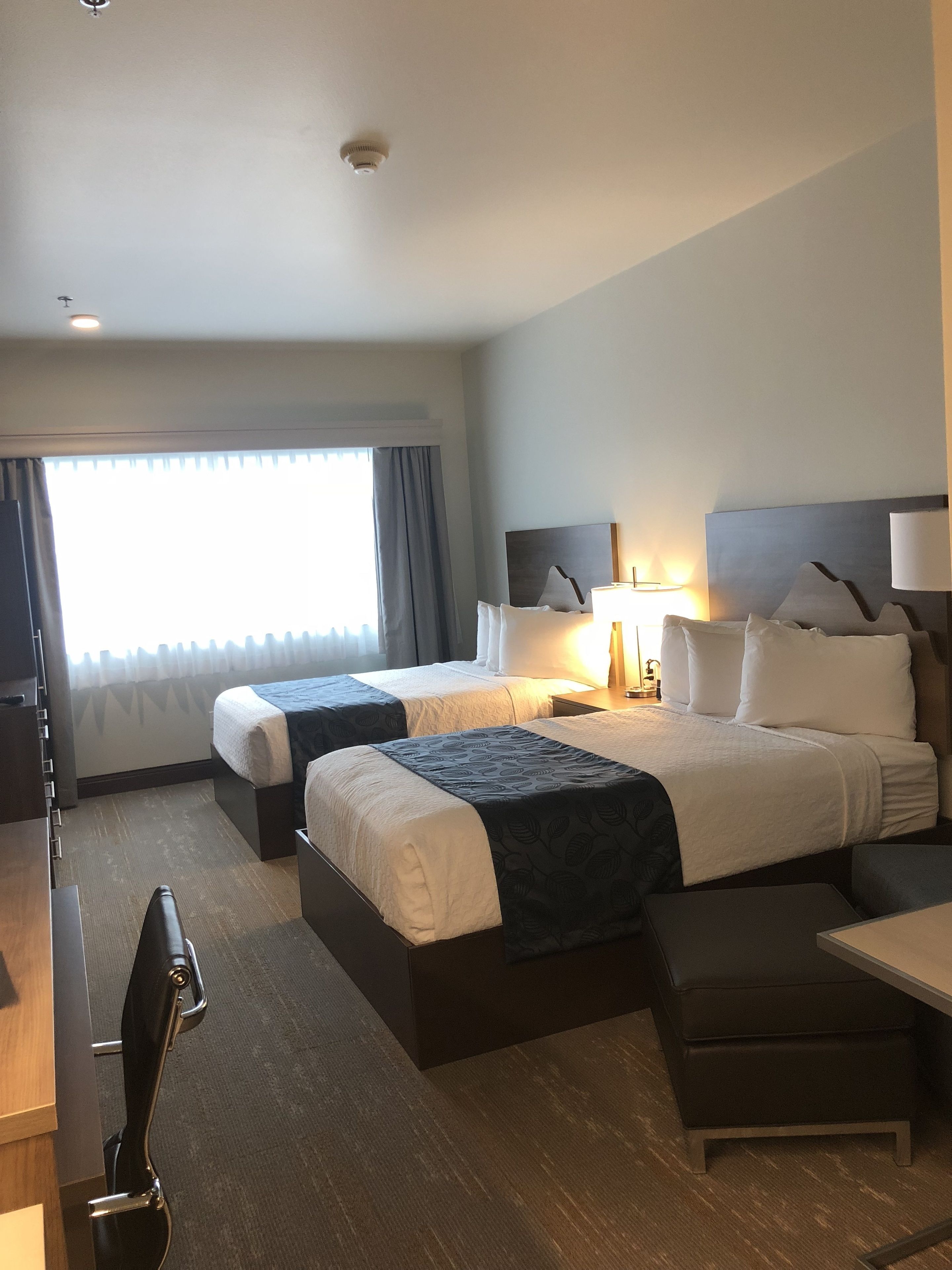 twin room | 1 bedroom, pillow-top beds, in-room safe, desk