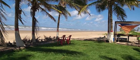Tæt på stranden