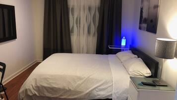 Standard Room | Blackout curtains, iron/ironing board, free WiFi, bed sheets