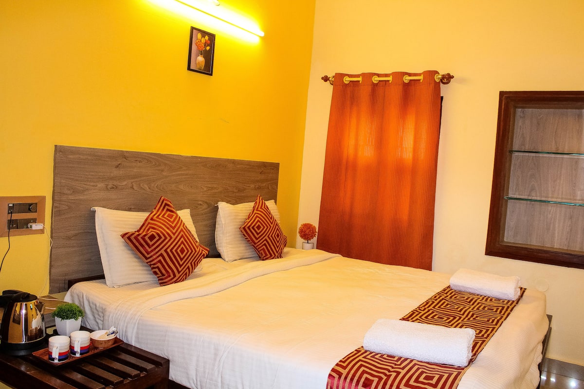 Habitación básica | 1 dormitorio, cunas (de pago), wifi gratis y ropa de cama