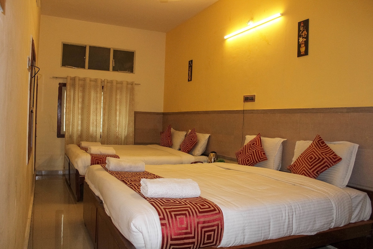 1 dormitorio, cunas (de pago), wifi gratis y ropa de cama