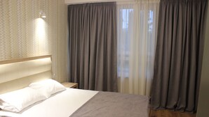 Basic Double Room | Soundproofing, iron/ironing board, WiFi (free), bed sheets - Lile Hotel (Tbilisi)