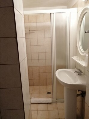 Shower, rainfall showerhead, hair dryer, bidet