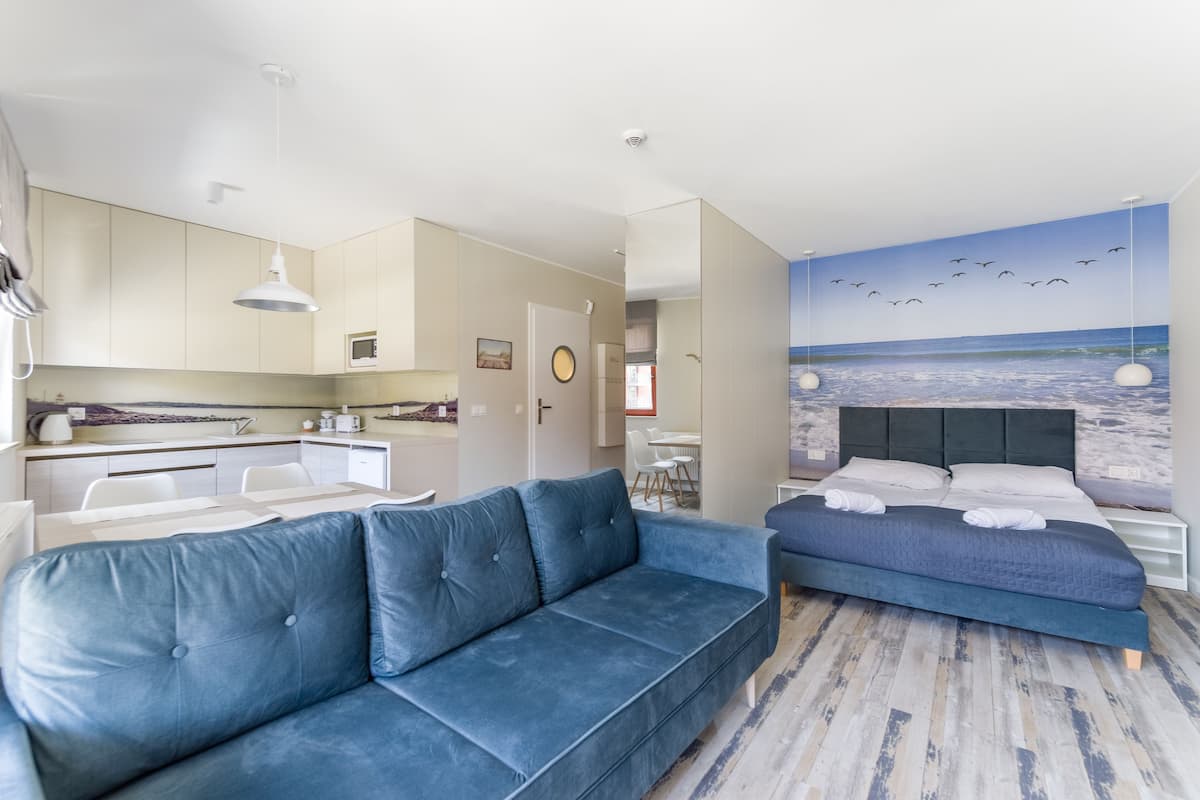 Apartamento standard (Suite-2) | Sala de estar | TV