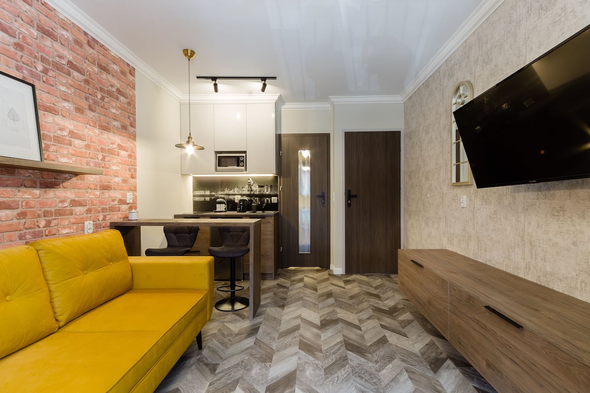 Apartamento (with balcony - 5B) | Área de estar | TV