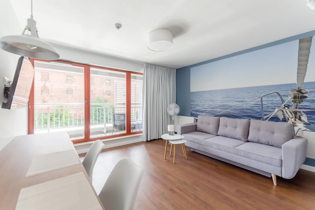 Apartamento (with balcony - 4B) | Área de estar | TV