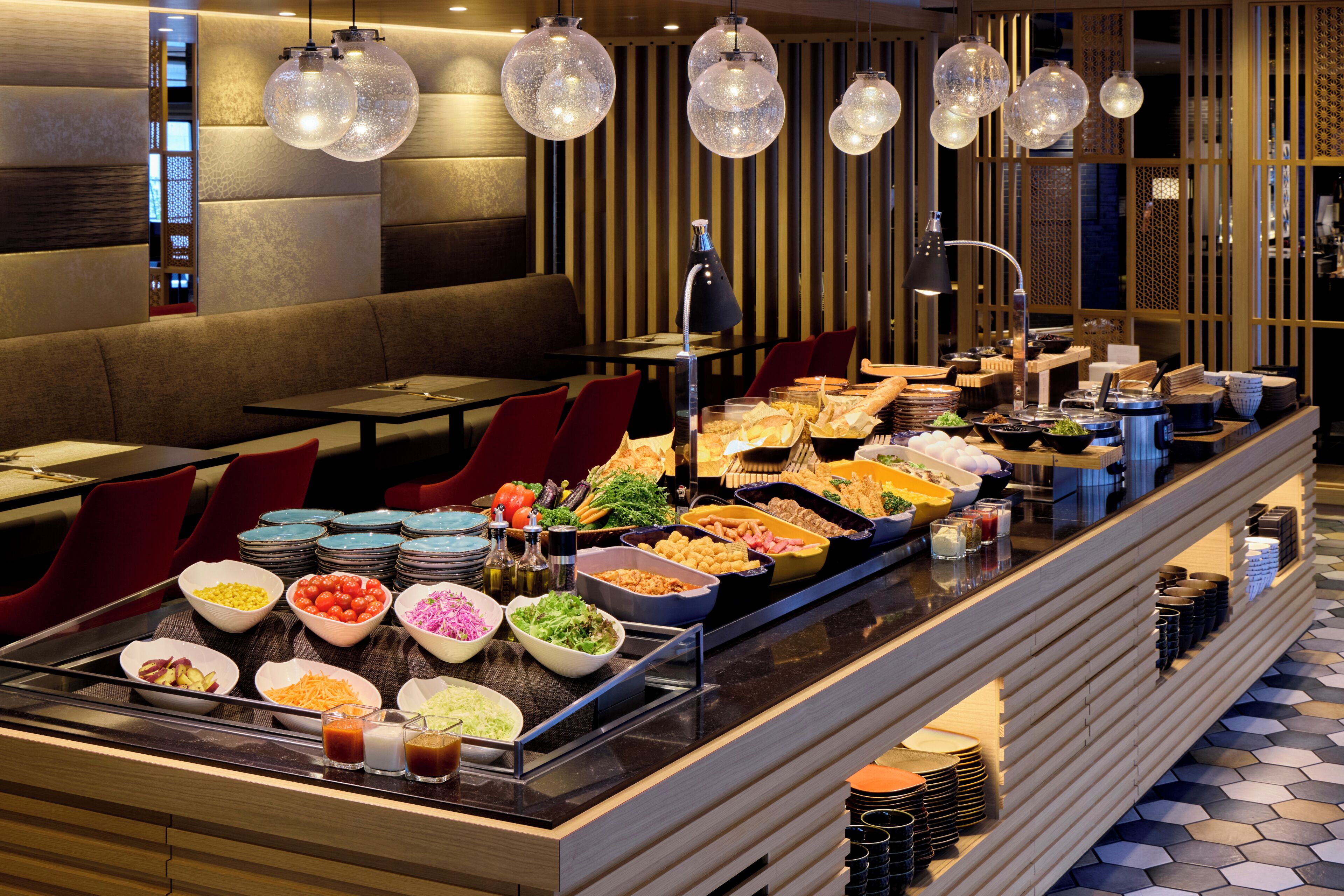 Daily buffet breakfast for a fee