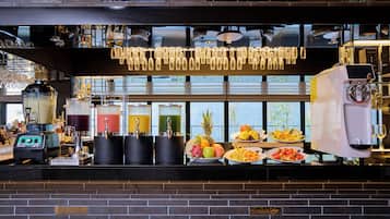 Morgenmadsbuffet hver dag mod et gebyr