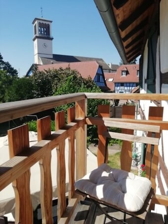 Traditional Room | View from room. Chambre d'Hotes L'Ancienne Ecole